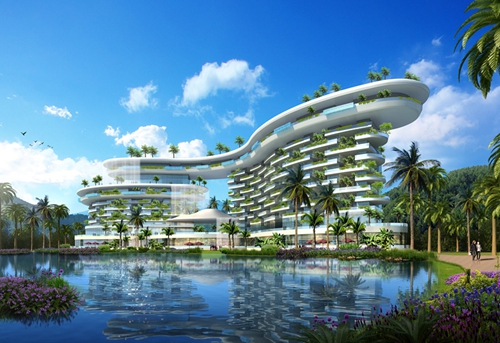 五指山澜湖岸边度假小区醉新房价~